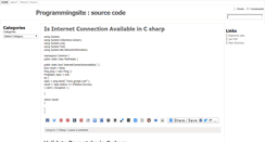 Desktop Screenshot of code.programmingsite.co.uk
